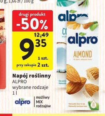 Intermarche Napój migdałowy original alpro oferta