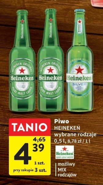Intermarche Piwo heineken silver oferta