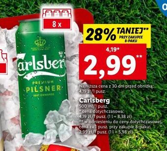 Lidl Piwo carlsberg export premium pilsner oferta