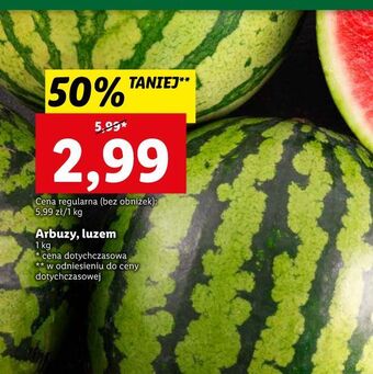Lidl Arbuz oferta