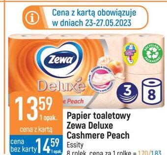 E.Leclerc Papier toaletowy peach zewa deluxe oferta