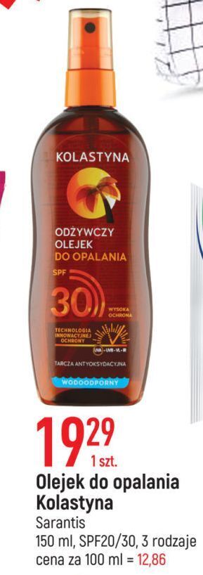 E.Leclerc Olejek do opalania spf 30 kolastyna protect beauty oferta