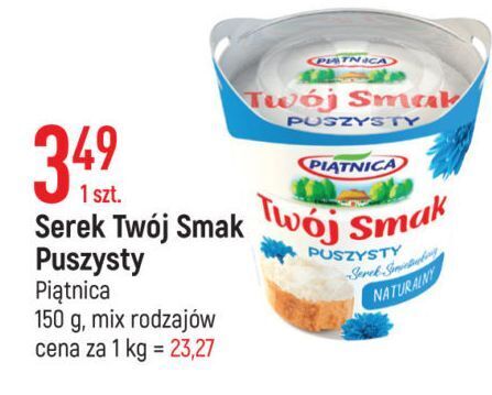 E.Leclerc Serek puszysty naturalny piątnica twój smak oferta