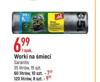 E.Leclerc Worki na śmieci flex & strong 60 l jan niezbędny magnum oferta