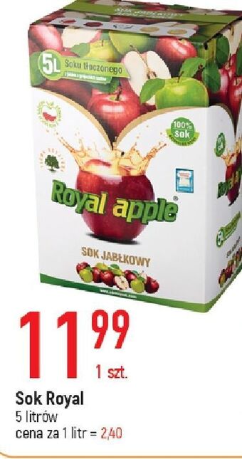 E.Leclerc Sok jabłkowy royal apple oferta