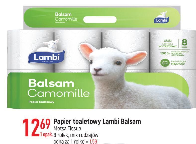 E.Leclerc Papier toaletowy balsam camomille lambi oferta