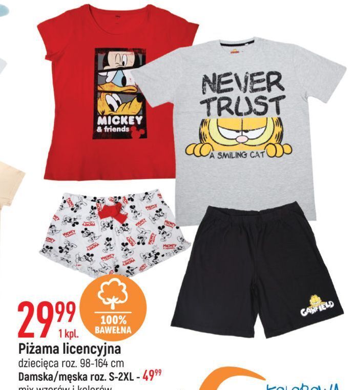 E.Leclerc Piżama dziecięca rozm. 98-164 cm oferta