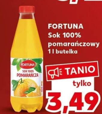 Kaufland Sok 100% pomarańczowy fortuna oferta