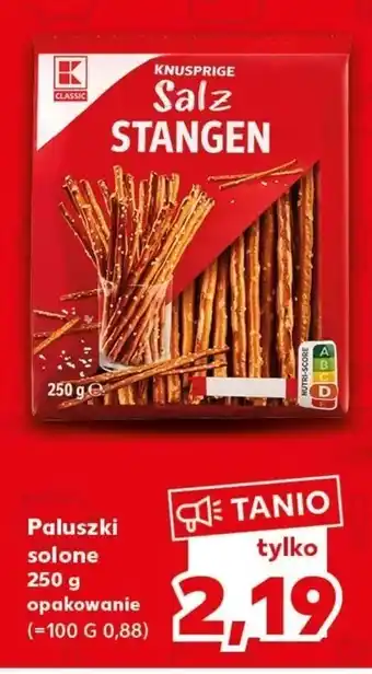 Kaufland Paluszki solone k-classic oferta