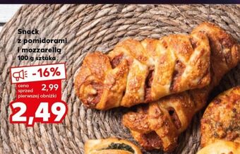 Kaufland Snack z pomidorami i mozzarellą oferta