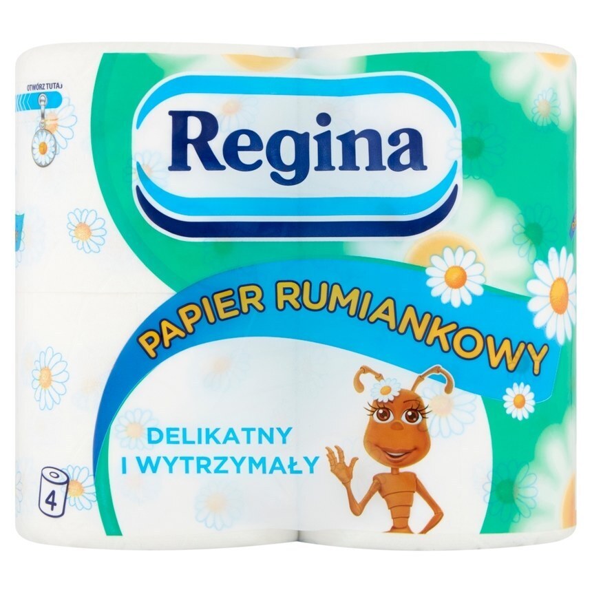 Blue Stop Regina papier rumiankowy 4 rolki oferta