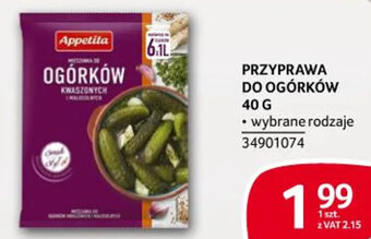 Selgros PRZYPRAWA DO OGÓRKÓW 40 G oferta