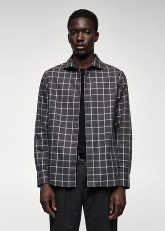 MANGO Koszula slim-fit w kratę oferta
