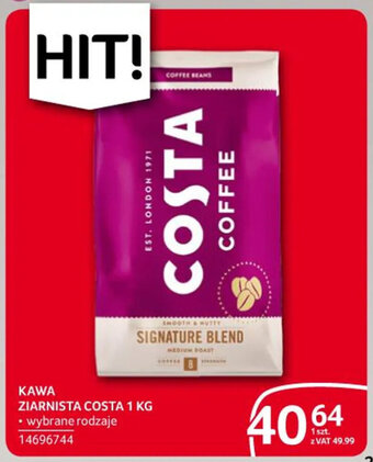 Selgros KAWA ZIARNISTA COSTA 1 KG oferta