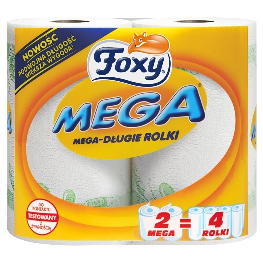 Społem Foxy mega ręcznik kuchenny 2 rolki oferta