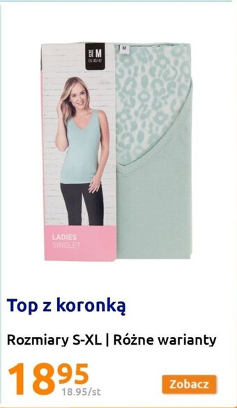 Action Top z koronką Rozmiary S-XL oferta