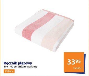 Action Ręcznik plażowy 80 x 160 cm oferta