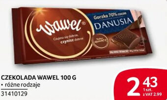 Selgros CZEKOLADA WAWEL 100 G oferta