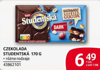 Selgros CZEKOLADA STUDENTSKÁ 170 G oferta