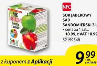 Selgros SOK JABŁKOWY SAD SANDOMIERSKI 3 L oferta