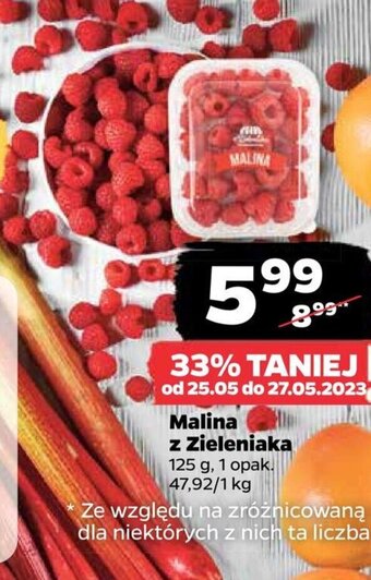 Netto Malina z Zieleniaka 125g oferta