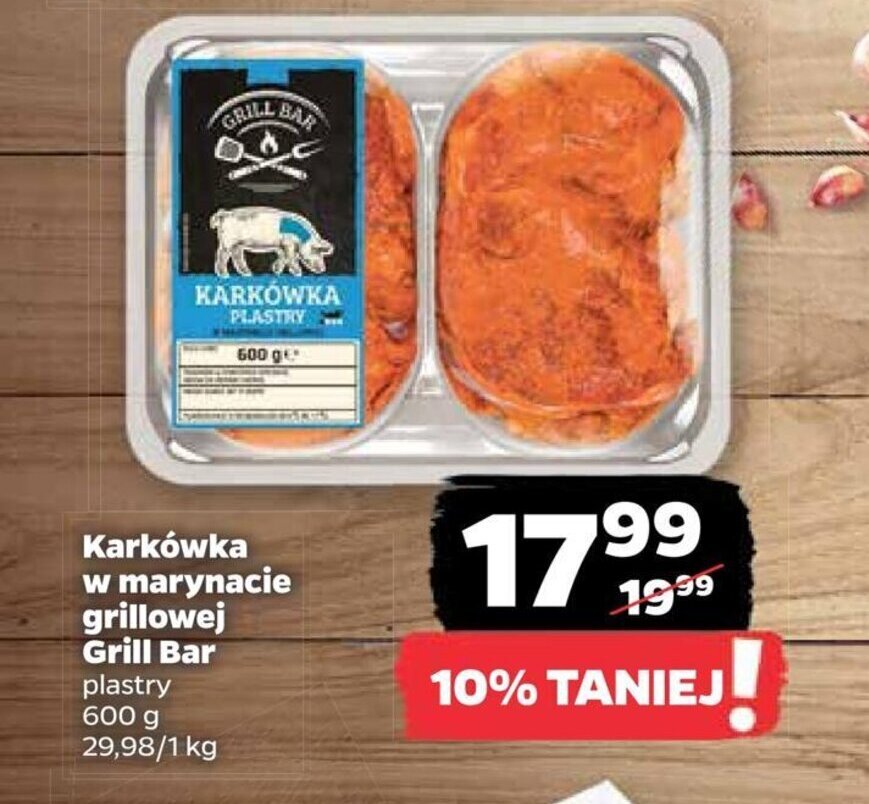 Netto Grill Bar Karkówka w marynacie grillowej 600g oferta