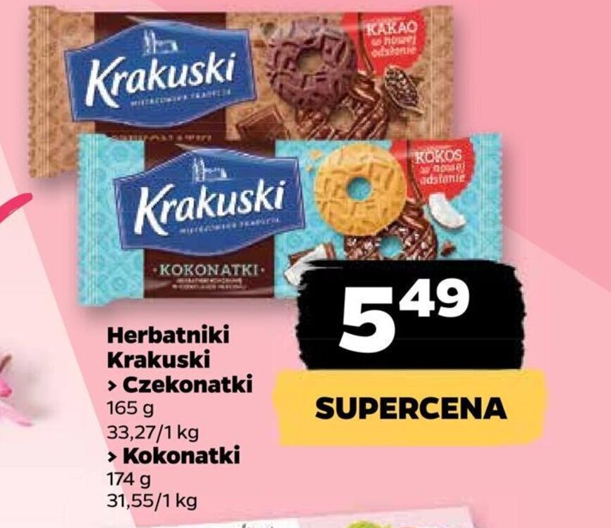 Netto Herbatniki Krakuski 165-174g oferta