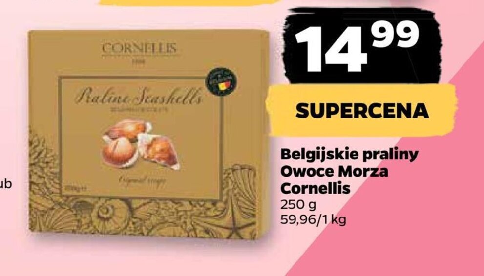 Netto Belgijskie praliny Owoce Morza Cornellis 250g oferta