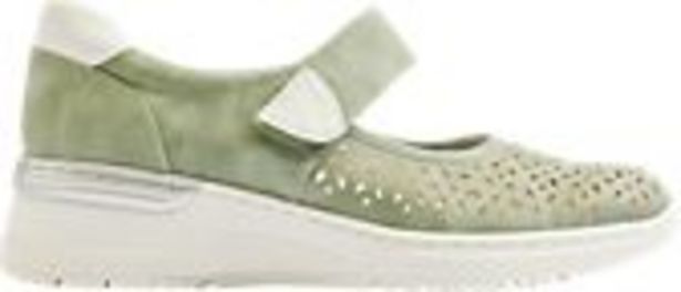 Deichmann Zielone półbuty damskie easy street z zapięciem na rzep oferta