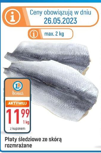 E.Leclerc Płaty śledziowe ze skórą oferta