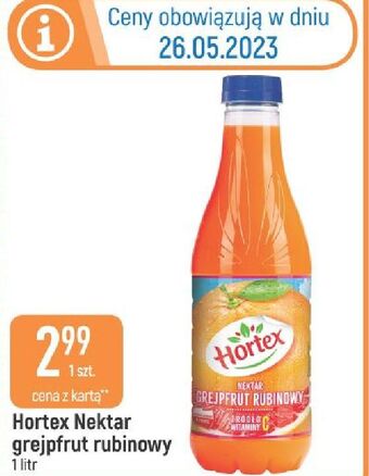 E.Leclerc Nektar grejpfrut rubinowy hortex oferta