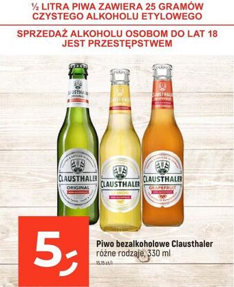 Dealz Piwo clausthaler grapefruit oferta