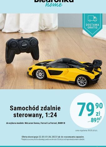 Biedronka Samochód zdalnie sterowany 1:24 oferta