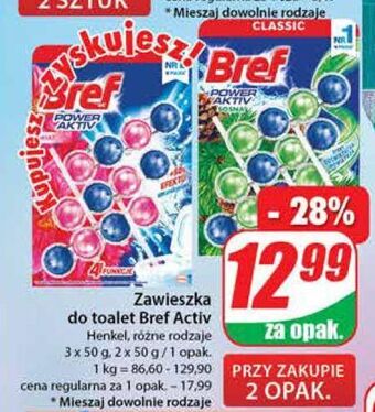 Dino Kostka do wc 4 function fresh flowers bref power aktiv oferta