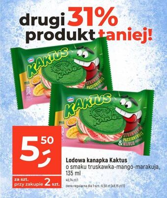 Dealz Kanapka lodowa marakuja-mango-truskawka nestle kaktus oferta