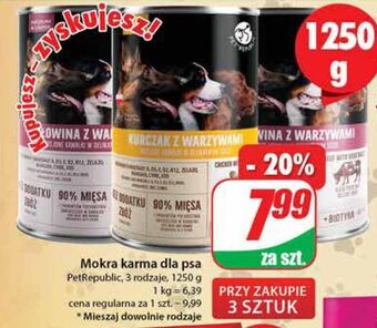 Dino Karma dla psa wołowina z warzywami pet republic oferta