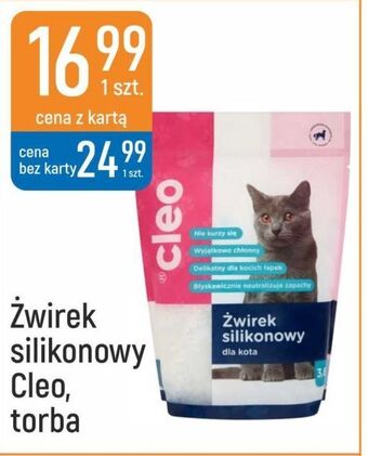 E.Leclerc Żwirek silikonowy dla kota cleo oferta