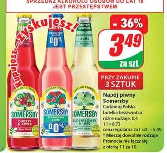 Dino Piwo somersby cherry & apple oferta