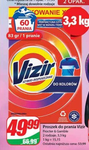 Dino Proszek do prania kolorów vizir oferta