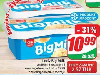 Dino Lody śmietankowe algida big milk oferta