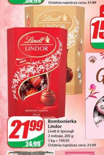 Dino Bombonierka milk lindt lindor oferta