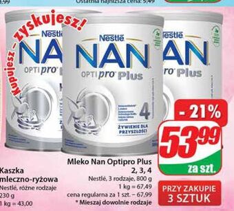 Dino Mleko 3 nestle nan optipro plus oferta