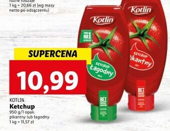 Lidl Ketchup pikantny kotlin oferta