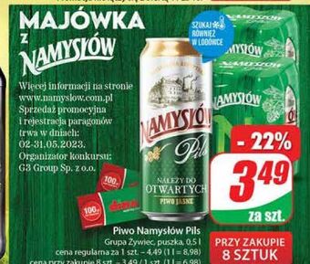 Dino Piwo namysłów pils oferta