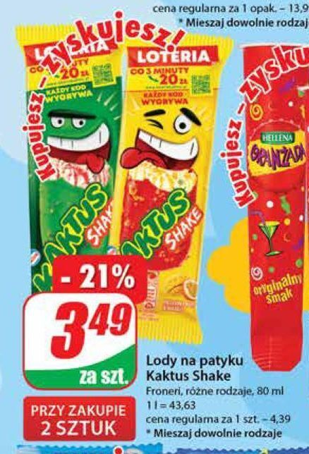 Dino Lody shake cytryna-truskawka nestle kaktus oferta