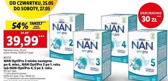 Lidl Mleko 4 nestle nan optipro oferta