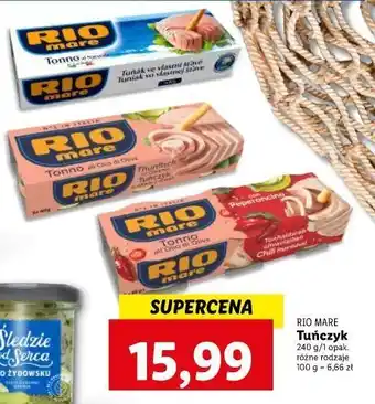 Lidl Tuńczyk w oliwie z oliwek papryką chili rio mare oferta