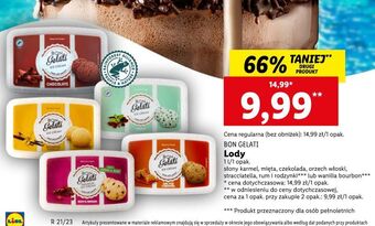Lidl Lody stracciatella bon gelati oferta