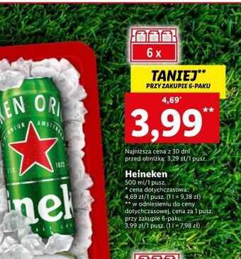 Lidl Piwo heineken oferta