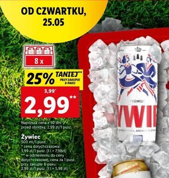 Lidl Piwo żywiec jasne pełne oferta